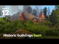 Massive fire engulfs historic Hudson River State Hospital buildings