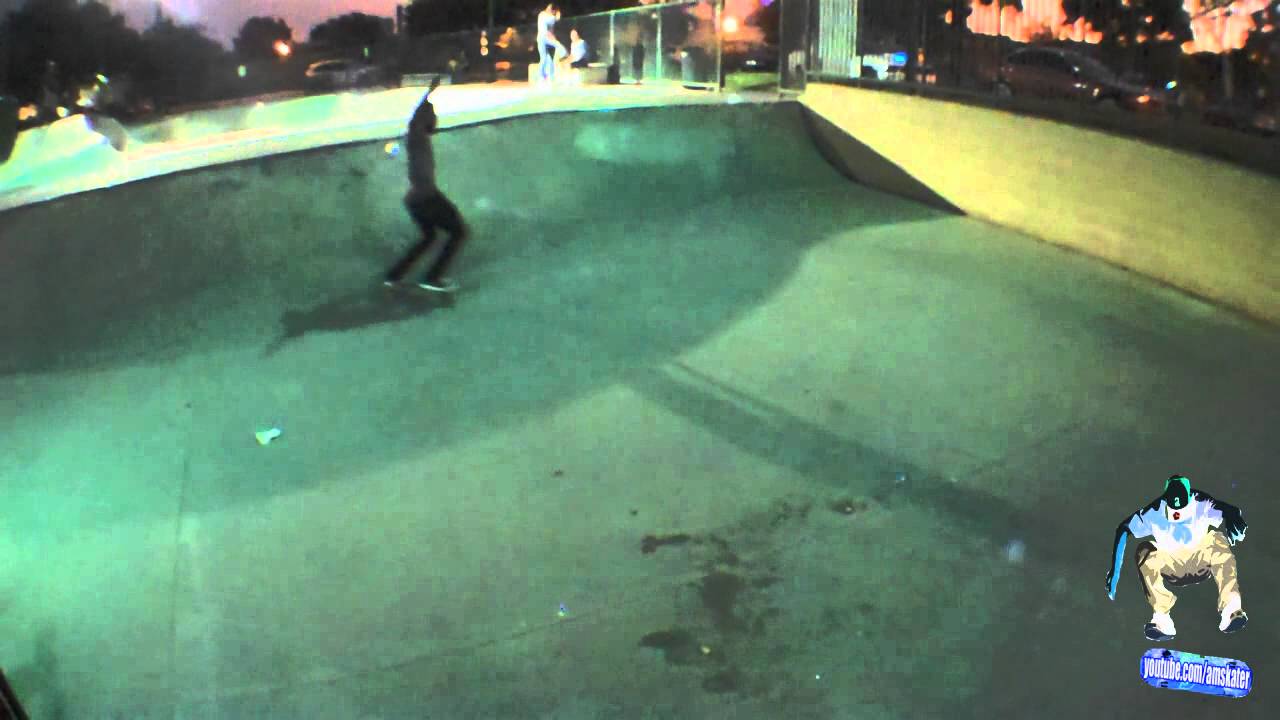 Skateboarding at Monrovia skate park Herbert Holmes
