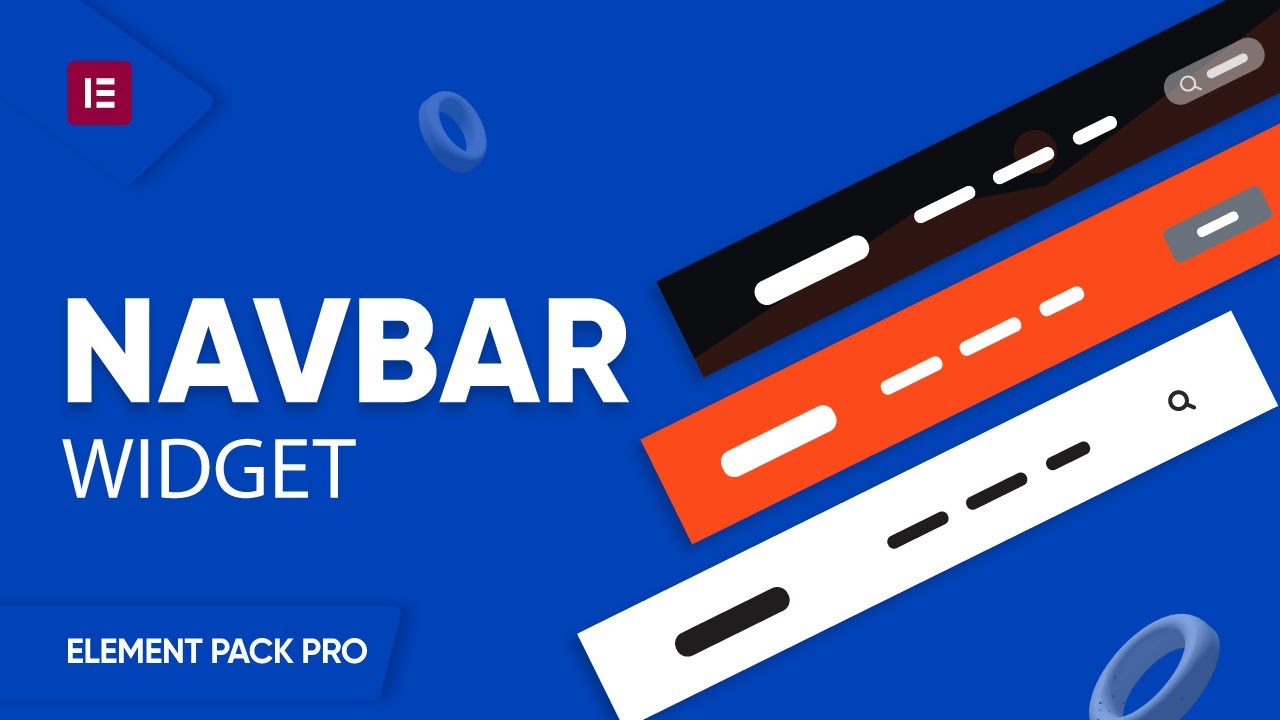 How to use Navbar widget by Element Pack