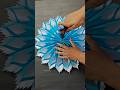 Amazing looking paper 3D snowflake ❄️🤩 #diy #craft #shorts #homedecor