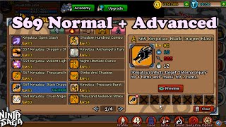 Ninja Saga - Season 69 Kinjutsu: Advanced Black Dragon Blaster Fist (NORMAL + ADVACNED JUTSU ) screenshot 1