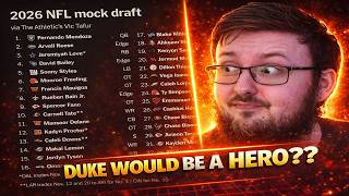 BENGALS FAN REACTS TO ATHLETICS  MOCK DRAFT THAT WOULD MAKE YOU LOVE DUKE TOBIN............