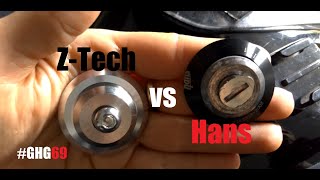 Hans vs Z-Tech HANS Helmet Post *Install* - GHG