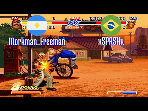 FT10 @rbff2h: Morkman_Freeman (AR) vs xSPASHx (BR) [Real Bout Fatal Fury 2 rbff2 Fightcade] May 26