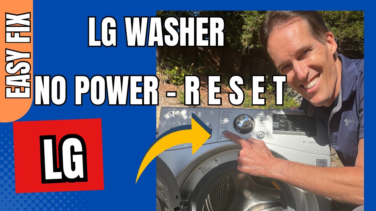 LG Washer NO POWER Easy Fix YouTube
