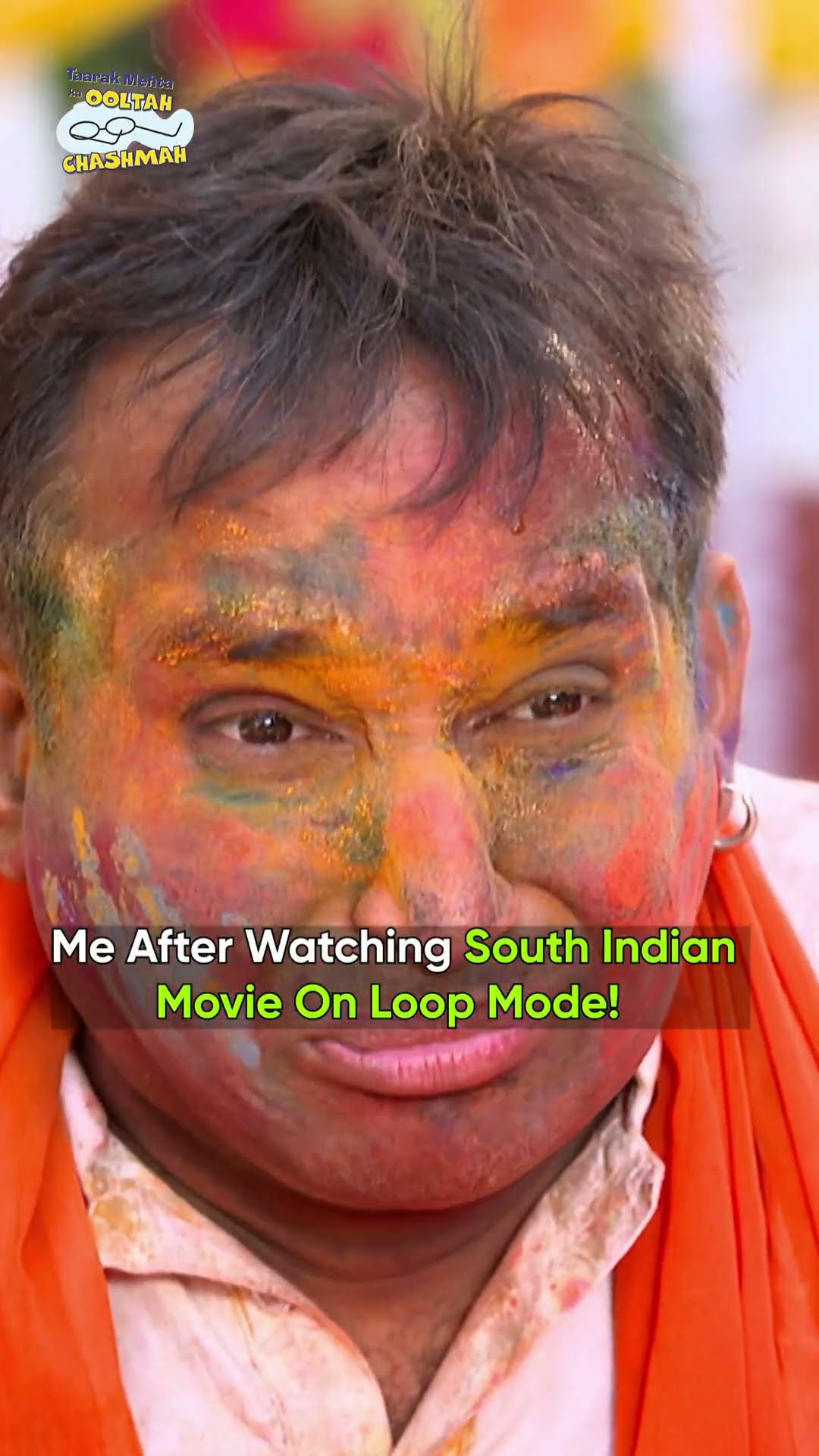 Situation after watching south indian movie!#tmkoc #trending #holi  #funny #comedy #funnyvideo
