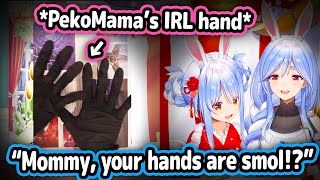 Download Lagu PekoMama Shows Her IRL Hands On-Stream and They Look Smaller Than Pekora's【Hololive】 MP3