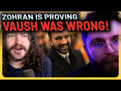 Zohran Is Proving VAUSH WAS WRONG About SEWER SOCIALISM!!