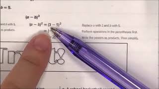 Chapter 1 Lesson 2 Powers and Exponents Ravenclaw Math 8