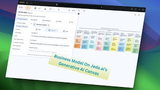Generate Business Model Strategy Templates with AI Workspace - Jeda ai