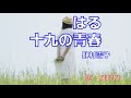 十九の青春(はる)(野村雪子)~ZENZI