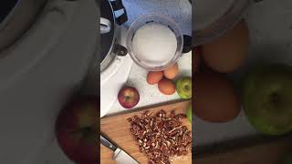 Let's make... apple dapple cake!!! #cookingwithcoachm