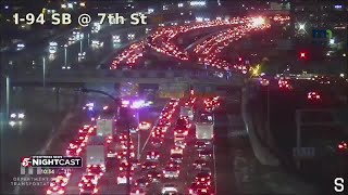 8 arrested, 2 cited after pro-Palestine protest causes major backup at Lowry Tunnel