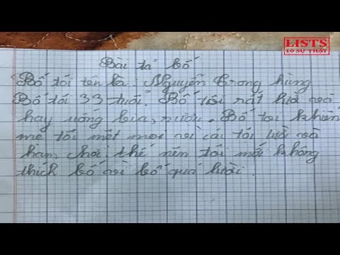 Video Cười Ra nước mắt với bài văn tả ông bố của học sinh... - YouTube