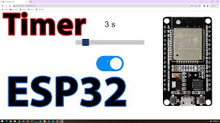 timer webserver ESP32 | Counter webserver ESP32 | GPIO Timer ESP32 and esp8266