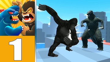 Kaiju Run (IOS/Android) Max Level Gameplay Walkthrough All Levels Part 1