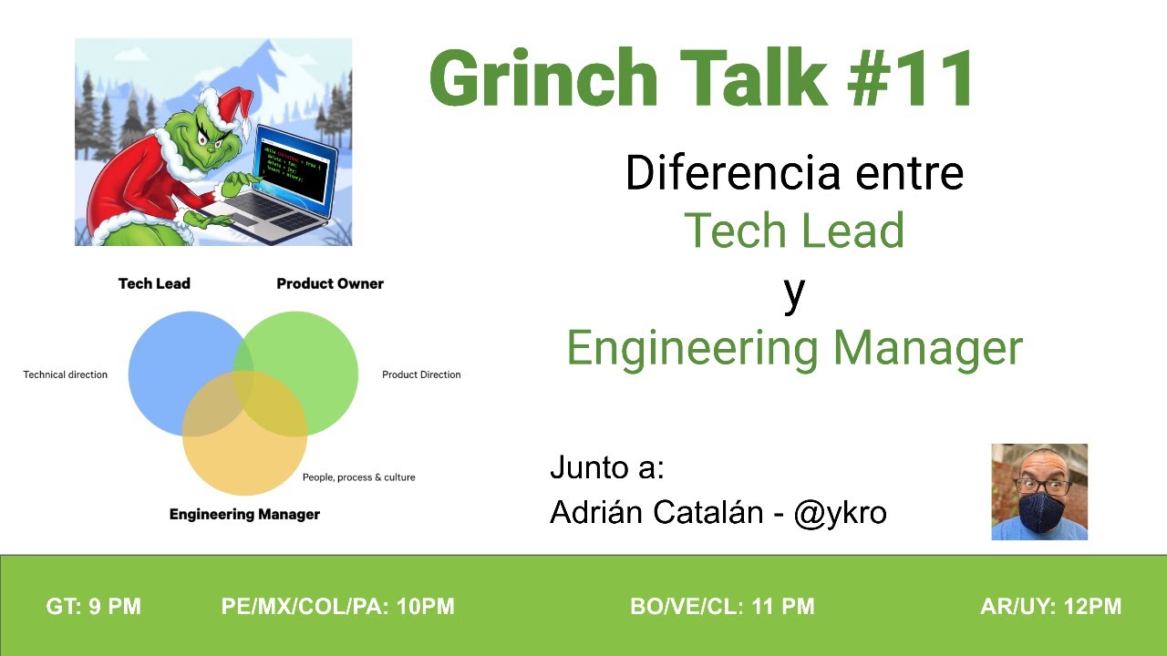 Grinch Talk #11 - Diferencia entre Tech Lead y Engineering Manager ...