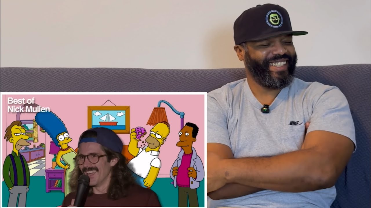 Nick Mullen's Best SIMPSONS Impressions - CMTOWN Reaction