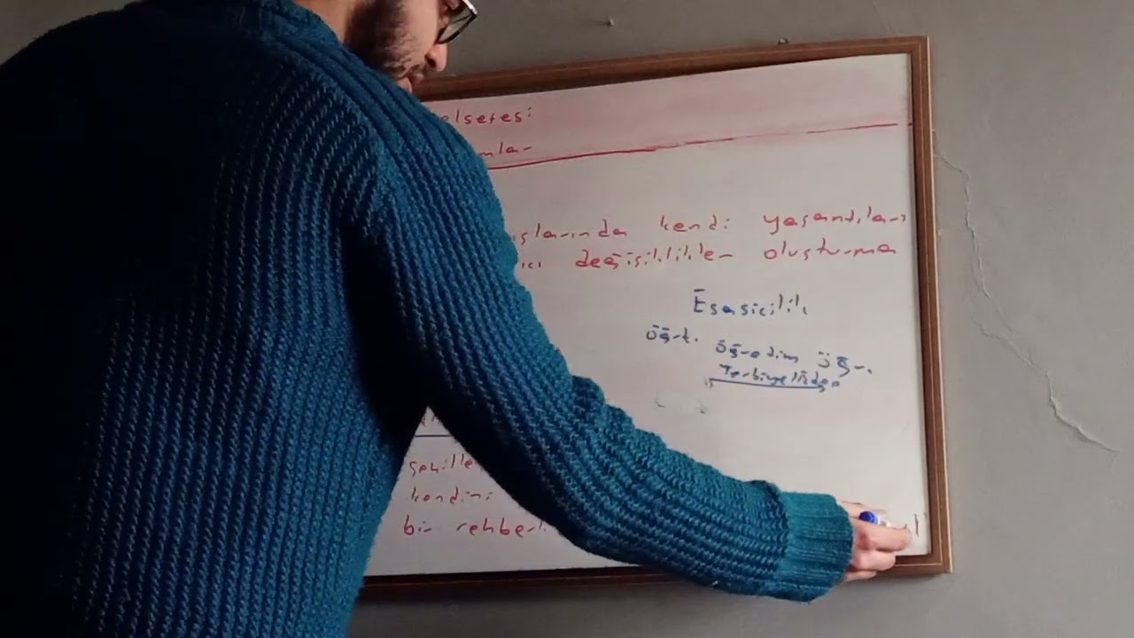 Eğitim Felsefesi 1.video (Temel kavramlar - 1)