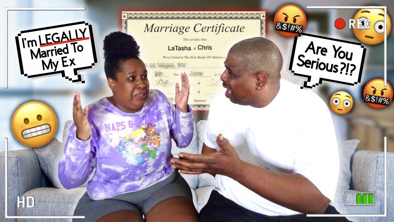 Telling My BOYFRIEND I'm Still LEGALLY MARRIED To My Ex!!! *Gone Wrong