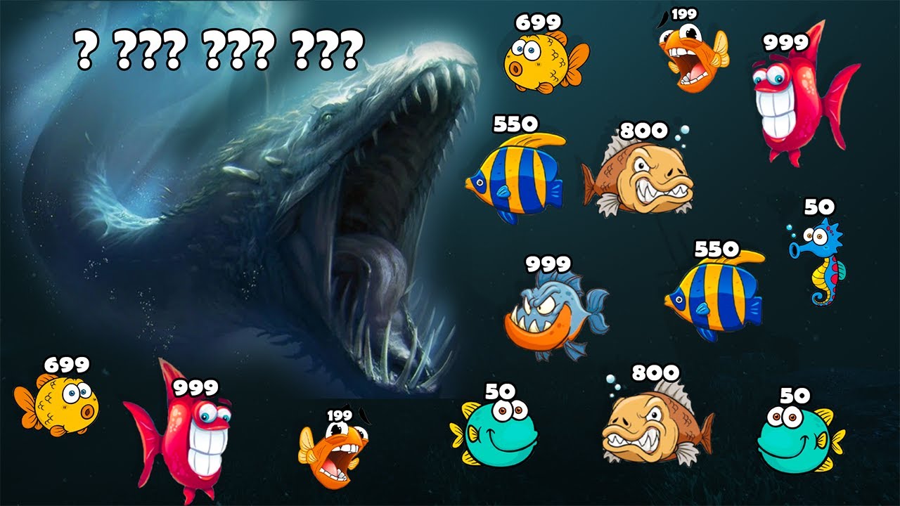 Let Me Eat Big Fish - Feeding Frenzy Mini Games - Help The Fish ads🦑Ocean Gameplay