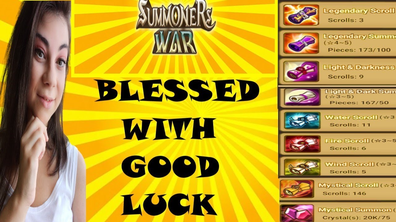 SUMMONING SESSION   (BLESSINGS IN SUMMONERS WAR 😜)