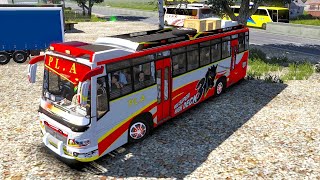 PL.A Travels private Bus driving on jateng map| Ets2 Namma area bus mod..