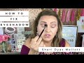 HOW TO FIX EYESHADOW | Wrinkles on Eyelids | Makeup for Mature Women