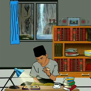Story WA Animasi | Santri Santuy (10) | Sholawat Saben Malam Jumat