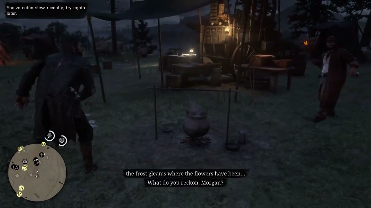 Bill vs Kieran secret camp interaction-Rdr2
