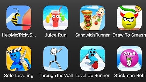 Help Me Tricky Story ,Jelly Run 2048,Juice Run,Draw To Smash,Pancake Run,Hide Ball