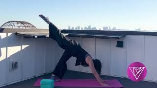 10 Minute Yoga Flow Over Nashville Skyline