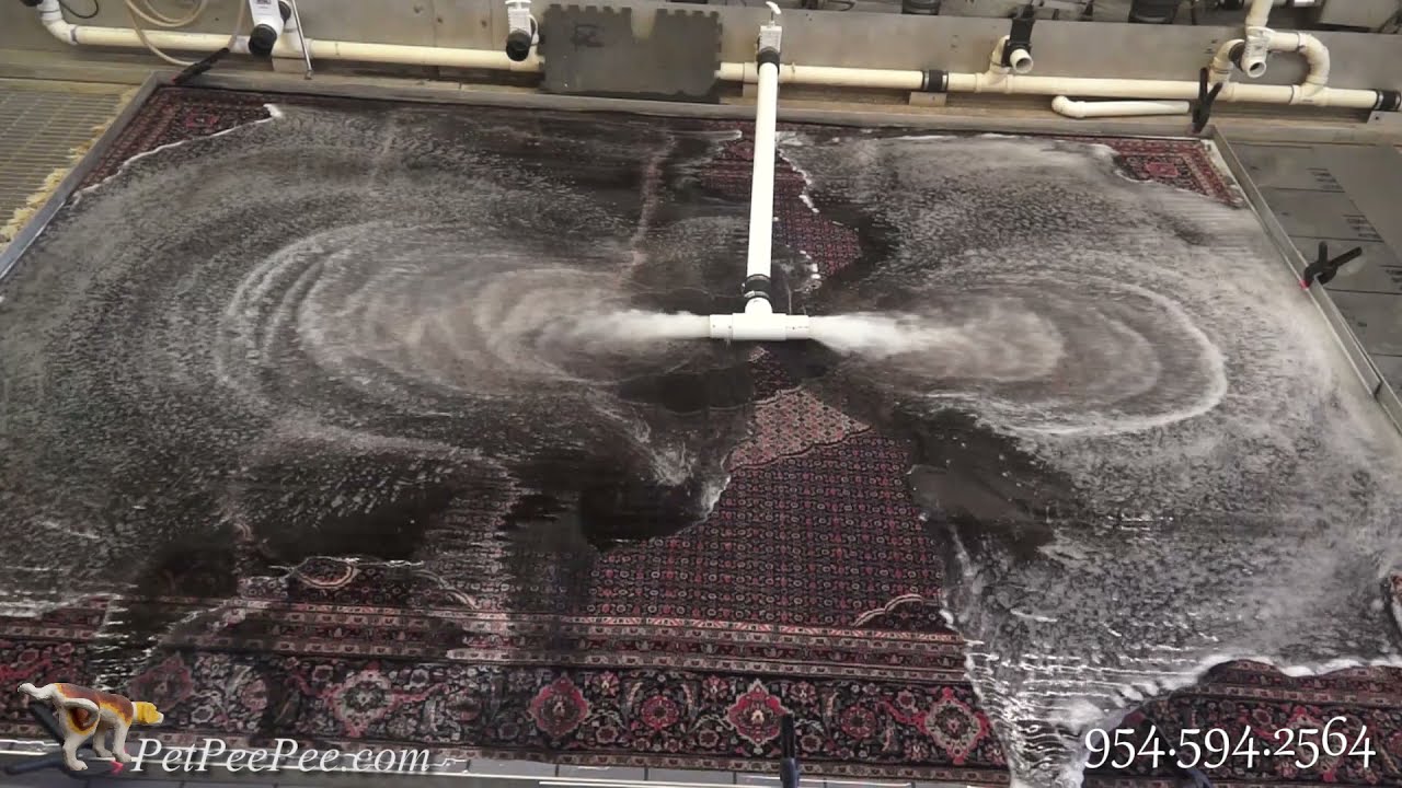 Found in the Attic an Antique Persian Carpet smells bad Who can clean it?