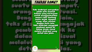 Tujuan teks deskripsi adalah... #kurikulummerdeka #education #kelas4 #videopembelajaran #fyp