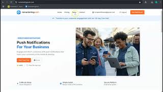 Information Set up Push Notifications on your Website Update