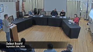 Select Board - September 30, 2026