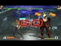 king Of Fighters XIV Arcade Mode Normal Difficult DLC Team #14