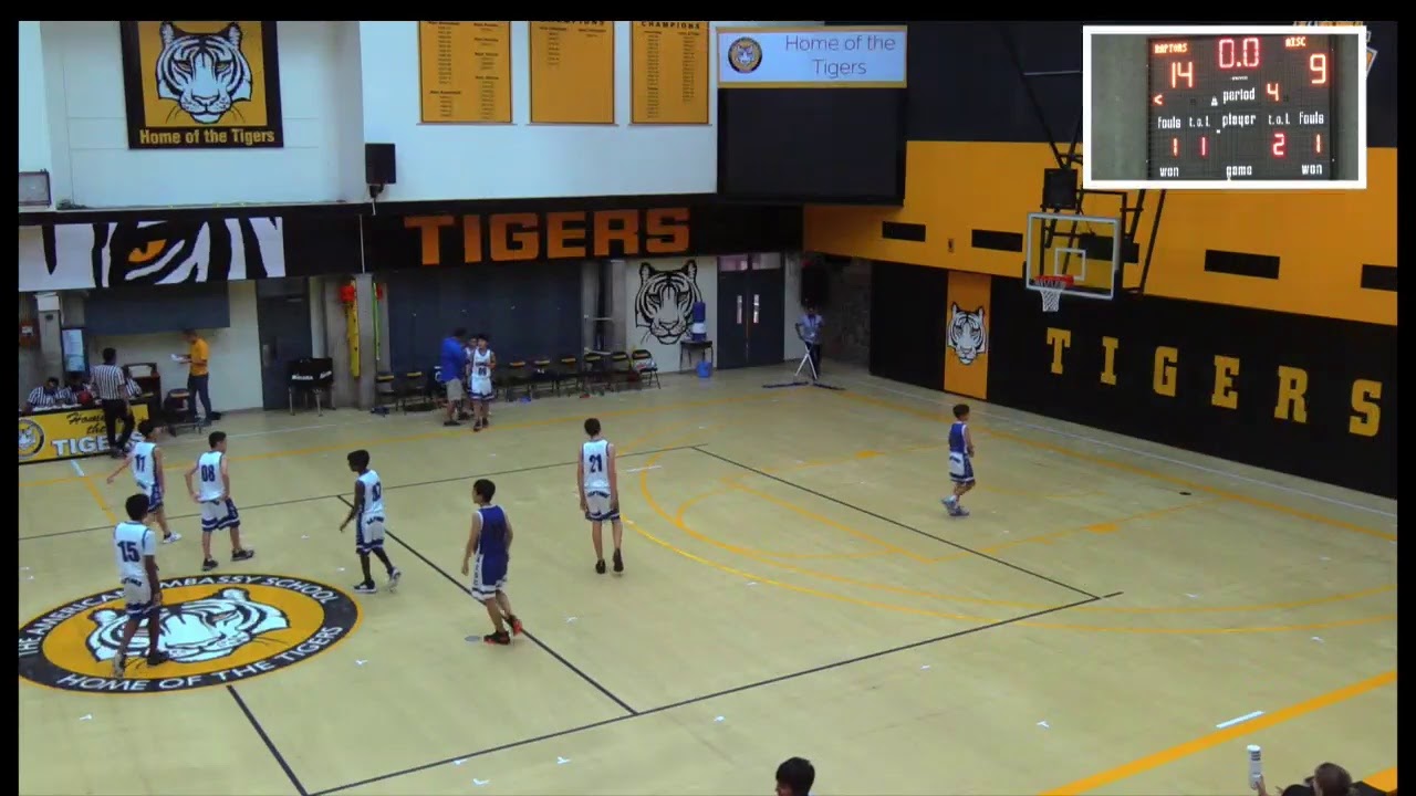 Boys Consolation Game2 Raptors (3rd) v. AISC (4th) ASIAC Basketball ...