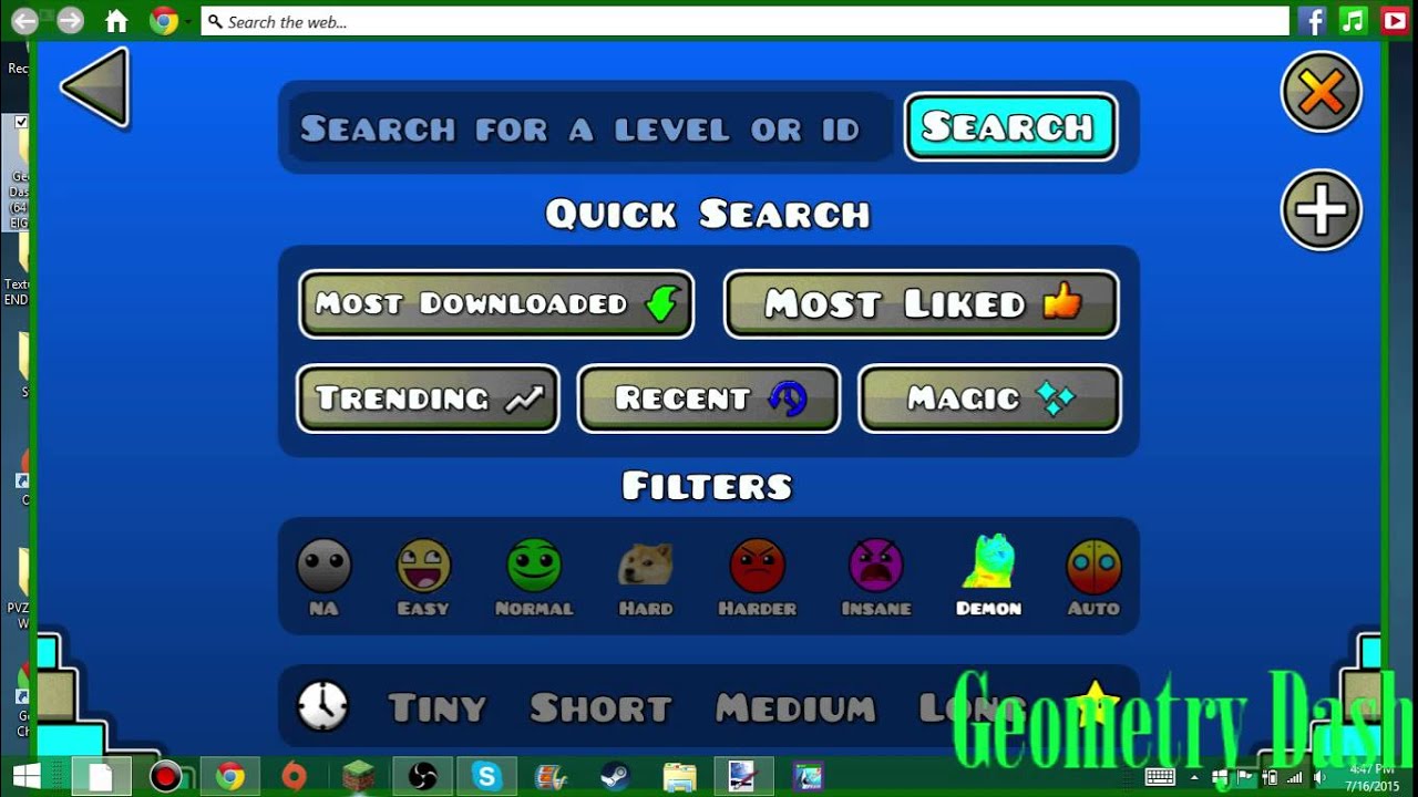Geometry Dash Texture Pack