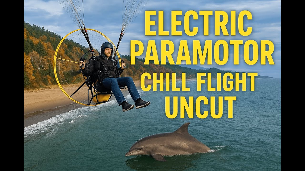 Electric Paramotor: Chill Fall PNW flight UNCUT