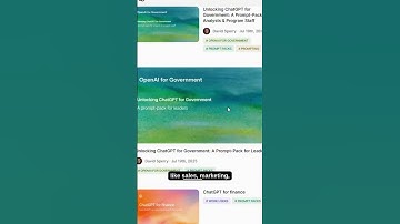 OpenAI Just Released 300+ Free ChatGPT Prompts for Every Job Role! #chatgpt #ai #prompt