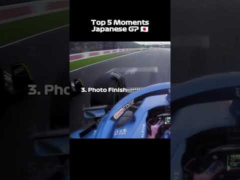 Top 5 Moments at the Japanese GP #f1 #formula1