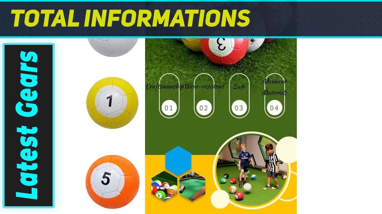 Inflatable Billiards Soccer Football Snooker Balls: Epic Kick Billiards Fun!