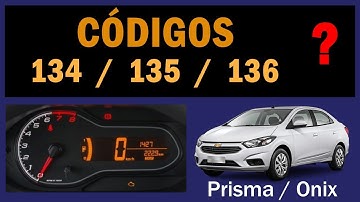 🔴 Code 134 - 135 - 136 PRISMA and ONIX - According to Manual