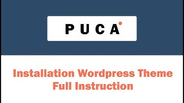 [Puca] Installation Theme and Import All Sample Data for new website