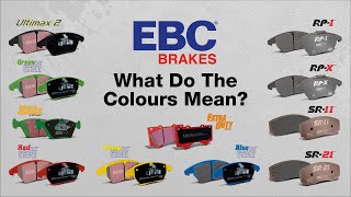 What Do The Different Colours Mean? | EBC Brakes
