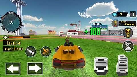Bee Robot Car Transformers Games - Car Game Android Gameplay 
