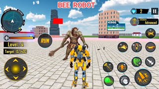 Bee Robot Car Transformers Games - Car Game Android Gameplay  screenshot 3