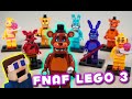 FNAF LEGO 3 MORE Bootleg Set! TOY FREDDY! Mini Figures Unboxing of Five Nights at Freddy's