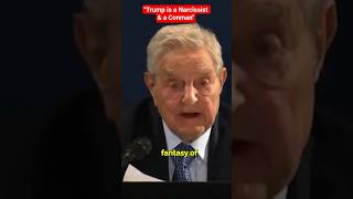 "President Trump is a Narcissist and a Conman", Says George Soros